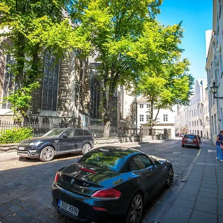 Old Town Next St Olav's Church And Tower * Tallinn